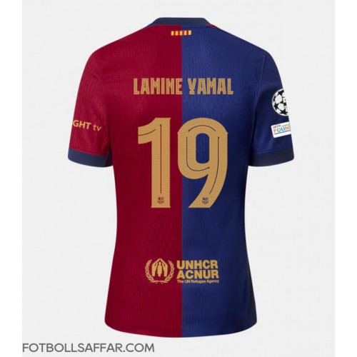 Barcelona Lamine Yamal #19 Hemmatröja 2024-25 Kortärmad